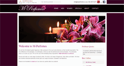 Desktop Screenshot of mperfumes.co.za